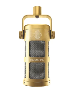 מיקרופון דינמי לשידור ולסטרימינג Sontronics Podcast Pro זהב