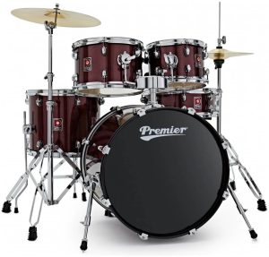 מערכת תופים 5 חלקים 20 כולל אביזרים כיסא ומצילות Premier PR20-5DKRSW Revolution