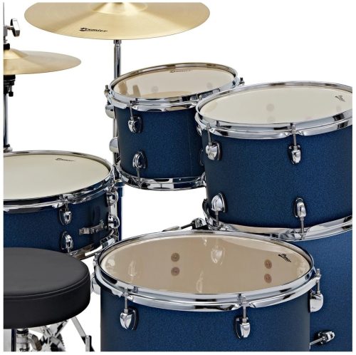 מערכת תופים 5 חלקים 22 כולל אביזרים כיסא ומצילות Premier PR22-5DKBSW Revolution