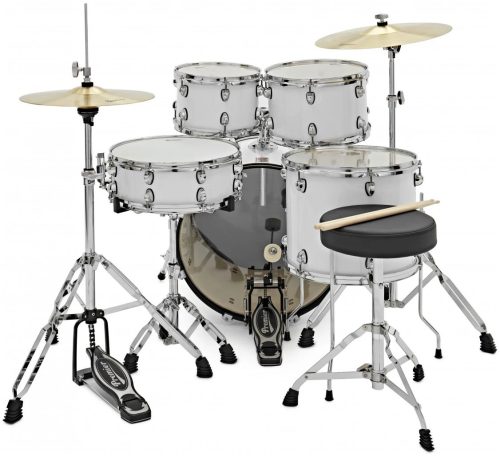 מערכת תופים 5 חלקים 20 כולל אביזרים כיסא ומצילות Premier PR20-5DKWHW Revolution