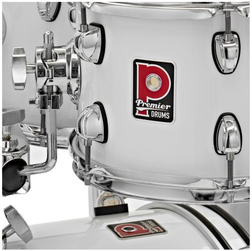מערכת תופים 5 חלקים 22 כולל אביזרים כיסא ומצילות Premier PR22-5DKWHW Revolution
