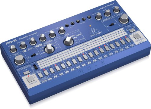 מכונת תופים אנלוגית Behringer RD-6 כחול