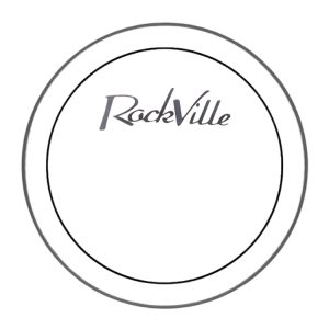 עור לתופים כפול שקוף 22″ Rockville DHDC-22