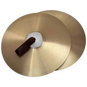 זוג מצילות מצעד 14″ עם רצועות Rockville MCC-1410
