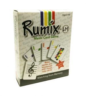 משחק קלפים מוסיקלי ללימוד תווים Rumix