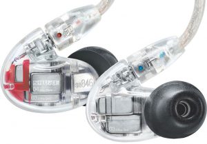אוזניות In-Ear מקצועיות Shure SE846 שקופות