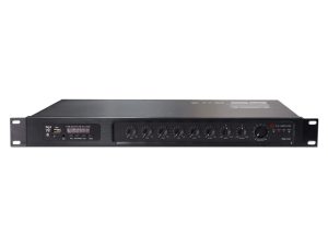 מגבר כריזה 5 כניסות SHOW PAX-120 MP3 Player+BT +FM 120 W