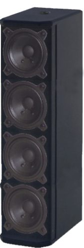קולונה צבע שחור כולל מתקן לקיר SHOW CAS-304B IP66 100V 4X3