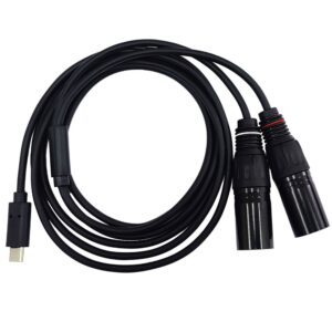 כבל TYPE C לזוג XLR זכר מבית SoundKing