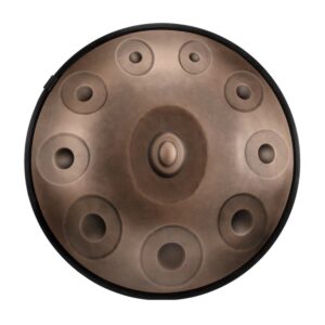 הנדפאן HLURU HB10-Bronze STL Handpan Drum 10 notes 22″ Bronze D KURD