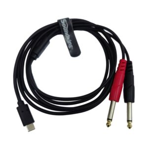 כבל TYPE C לזוג PL 6.3 מבית SOUNDKING