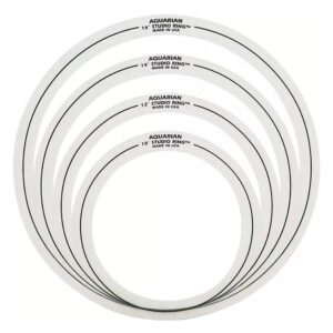 טבעות השתקה לתופים סט: 10″, 12″, 14″, 16″