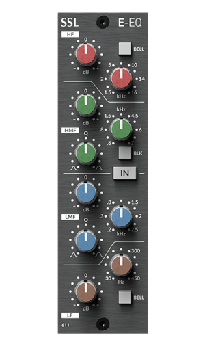 מעבד קול אולפני SSL 500 Series E EQ Module