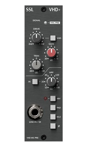 מעבד קול אולפני SSL 500 Series VHD+ Preamp