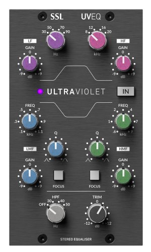 מעבד קול אולפני SSL 500 Series Ultraviolet Stereo EQ