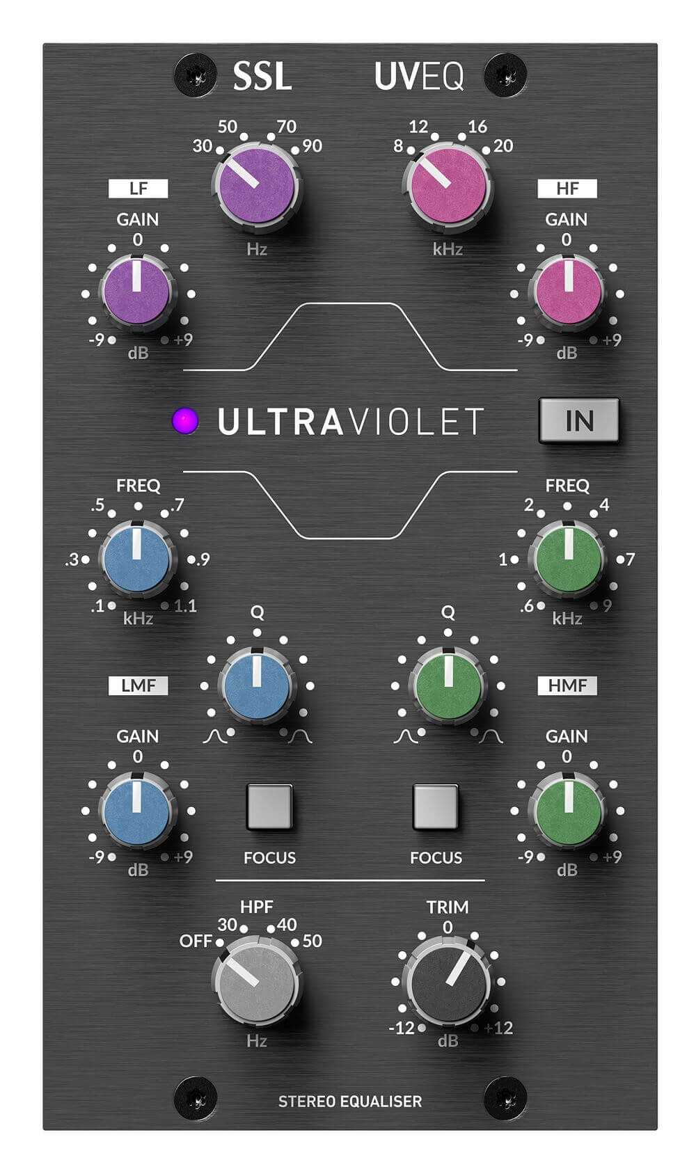 מעבד קול אולפני SSL  500 Series Ultraviolet Stereo EQ