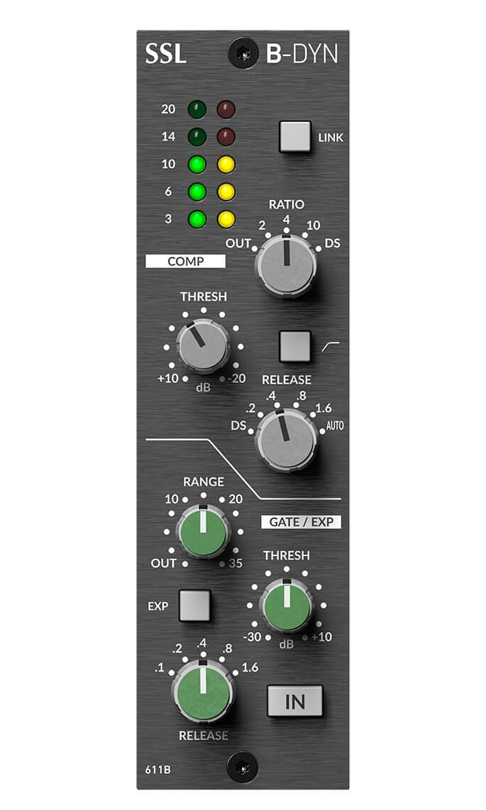 מעבד קול אולפני SSL 500-Series E Dynamics Module