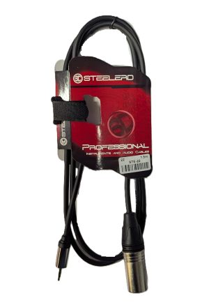 כבל PL 3.5 סטריאו ל- XLR זכר באורך 1.5 מטר תוצרת Steelerd