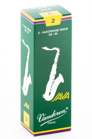 עלים לסקסופון טנור ירוק  Java מספר 2 – 5 בקופסא Vandoren SR272