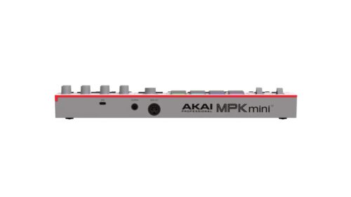 מקלדת שליטה קומפקטית Akai MPK Mini IV בצבע אפור