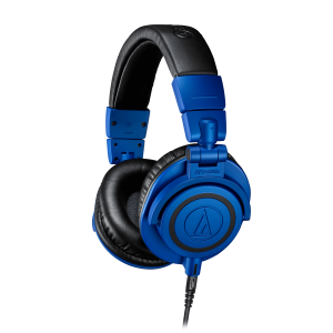 אוזניות אולפן Audio Technica ATH-M50X מהדורה מיוחדת  כחול Deep Sea