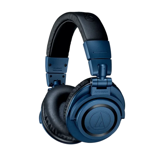אוזניות בלוטות' Audio Technica ATH-M50XBT2 DS מהדורה מיוחדת בצבע כחול