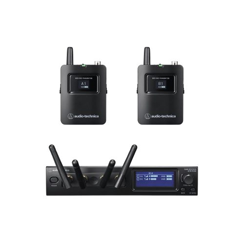 סט אלחוטי כפול משדר כיס Audio Technica ATW-1421