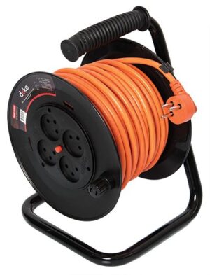 תוף מאריך 25 מטר 3X1.5 מ”מ 4 שקעים ישראליים Deko DCR25