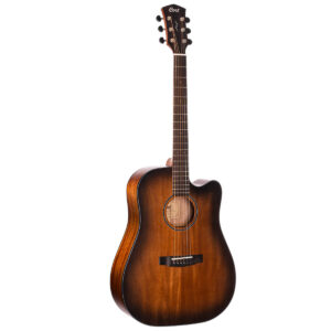 גיטרה אקוסטית מוגברת + נרתיק Cort CORE-DC AMH OPBB Mahogany
