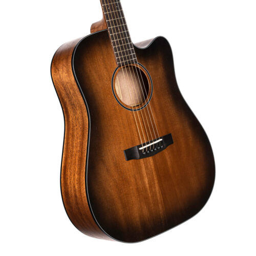 גיטרה אקוסטית מוגברת + נרתיק Cort CORE-DC AMH OPBB Mahogany