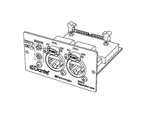 כרטיס לרמקול DCU-1 (Dante expansion card)