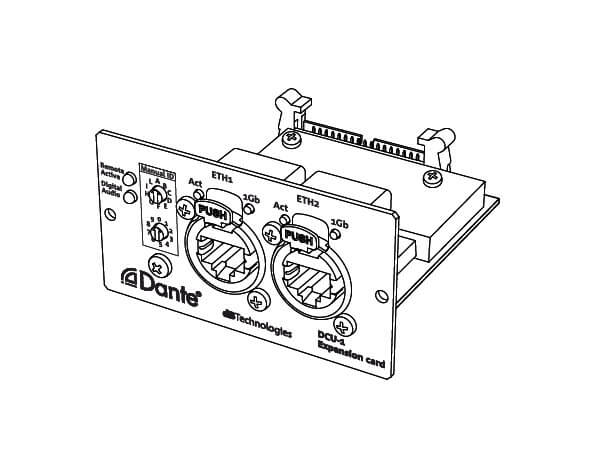 כרטיס לרמקול DCU-1 (Dante expansion card)