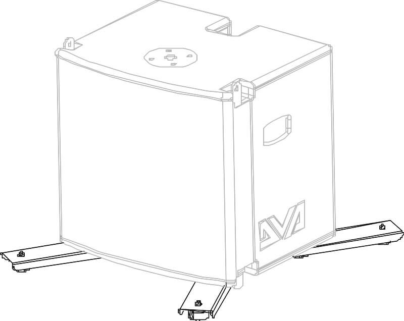 אביזרים לתליית DGS-MS12 GROUND STACKING DVA MS12