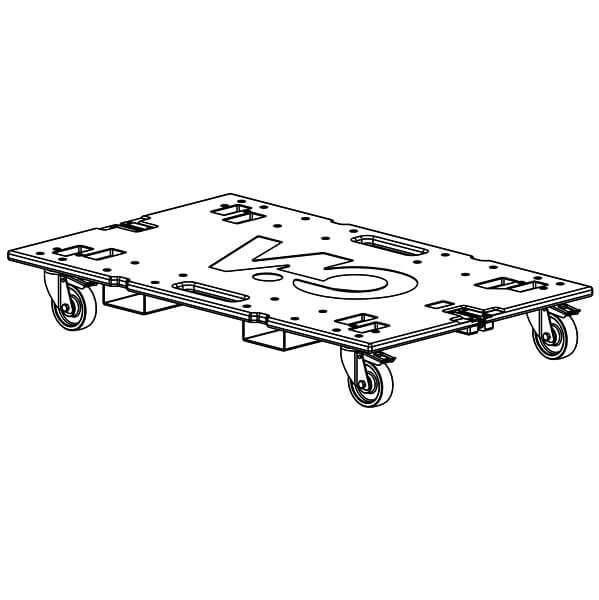 פלטה עם גלגלים Dolly for up to 3x VIO S218F