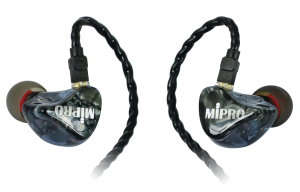 אוזניות מקצועיות בעלות דרייבר דינמי-כפול קואקסיאלי IN EAR MIPRO E-8