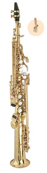 סקסופון סופרן יד שניה ברס עם תיק מרופד  Albert TSC616L