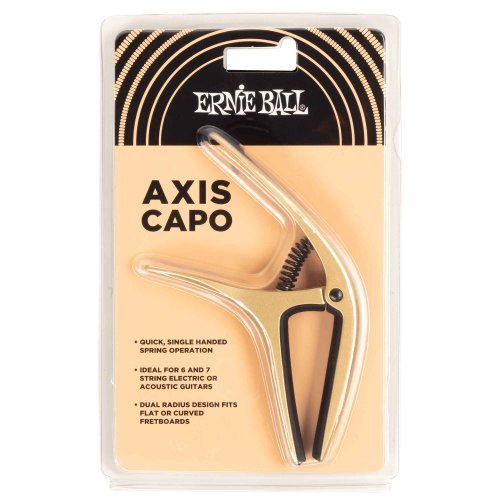 קאפו Ernie Ball Axis Dual Radius Capo Gold Satin