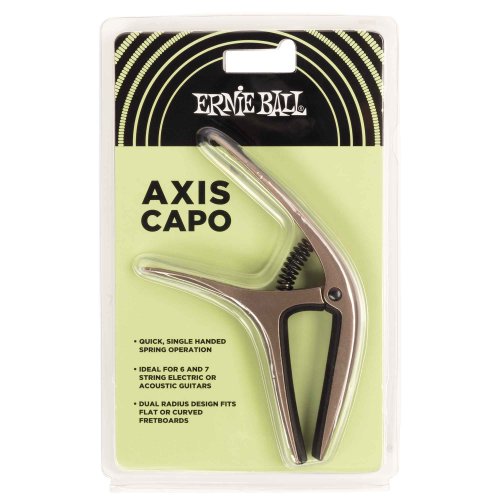 קאפו לגיטרה Ernie ball axis capo pewter 9608