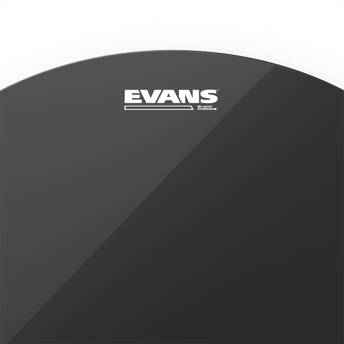 עור "12 שחור Evans Black Chrome Batter Head BLK CHR CLR