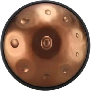 הנדפאן HLURU HB10-Copper STL Handpan Drum 10 notes 22″ Bronze D KURD