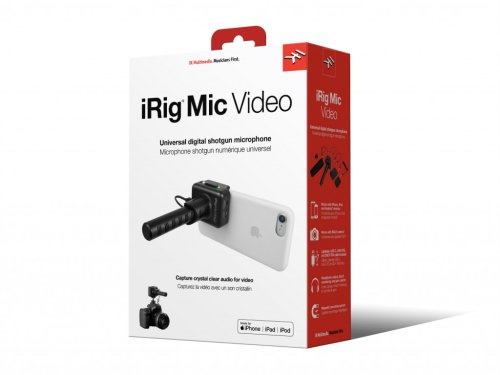 מיקרופון שוטגאן לוידאו - IK Multimedia iRig Mic Video