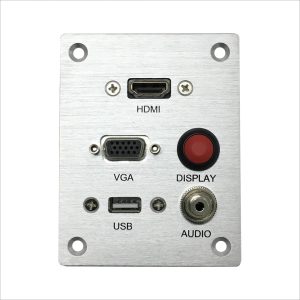 פנל חיבורים הכולל HDMI, VGA, USB ו PL 3.5mm דגם MS-31E