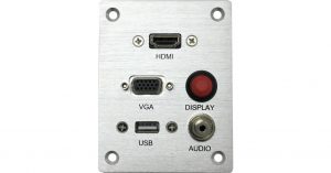 פנל חיבורים ומפסק הפעלה (ללא ספק) VGA , AUDIO ,HDMI , USB