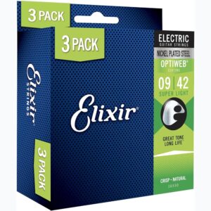 מארז 3 סטים 19002 לחשמלית 09-42 ELIXIR OPTIWEB 16571