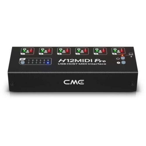 ממשק MIDI חכם 6 פורטים בחיבורי TRS ומצב Host דגם CME H12MIDI Pro