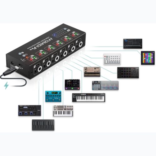 ממשק MIDI חכם 6 פורטים בחיבורי TRS ומצב Host דגם CME H12MIDI Pro