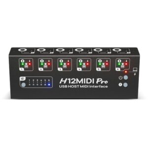 ממשק MIDI חכם 6 פורטים בחיבורי TRS ומצב Host דגם CME H12MIDI Pro