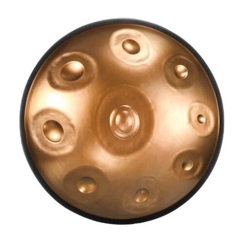 הנדפאן HLURU HB9-Bronze STL Handpan Drum 9 notes 22" Bronze D AMARA