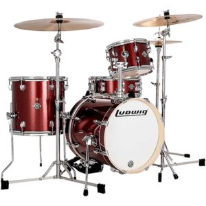 מערכת תופים LUDWIG BREAKBEATS LC2794 RED Sparkle