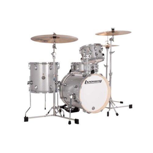 מערכת תופים LUDWIG BREAKBEATS LC2797 SILVER Sparkle
